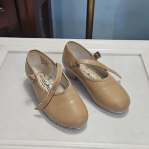 Revolution Tan Kids Tap Shoes Size 1M